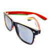 unisex horned fully rimmed sunglasses A3-15029 - Image 3