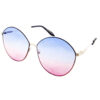 Rimless Stylish Round Womens Sunglasses B1-VG21084 - Image 5