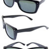 Mens fully rimmed classic square sunglasses A3-2017