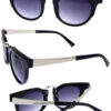Womens blended metal nose bridge detailed sunglasses C3-71004