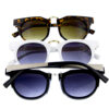 Womens blended metal nose bridge detailed sunglasses C3-71004 - Image 4