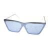 womens metal pointed square rimless sunglasses B2-ZH18712 - Image 2