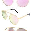 Womens metal rebar fashion sunglasses C3-17906