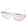 Womens butterfly rebar metal sunglasses A2-8226 - Image 2