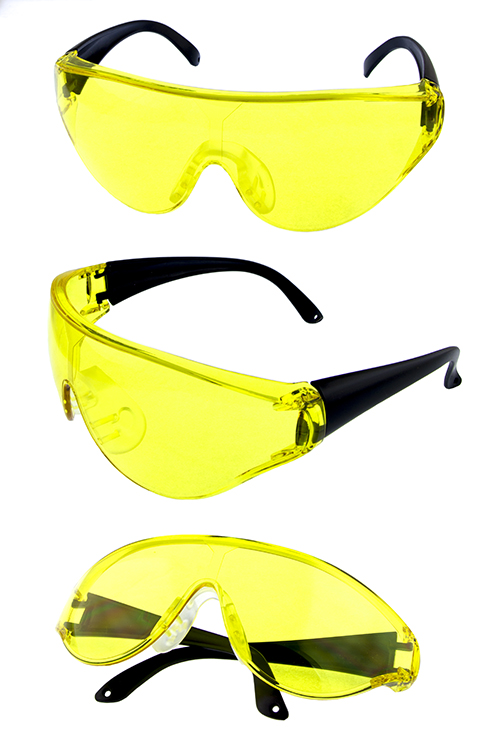 Unisex Yellow Tint Safety Sunglasses R3 Sg039 City Sunglass