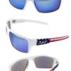 Mens plastic american flag arm detailed sunglasses F1-LOC91106USA