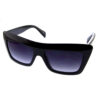 Womens square plastic fashion sunglasses B3-93022 - Image 3