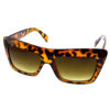 Womens square plastic fashion sunglasses B3-93022