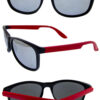 Womens modern mirror plastic sunglasses A4-15072 - Image 3
