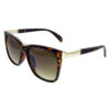Womens metal trim horn sunglasses B1-CH17223 - Image 4