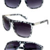 Womens plastic square vintage sunglasses A3-MZD43002 - Image 5
