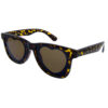 Womens heart horned plastic sunglasses G5-GSL22218 - Image 5