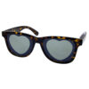 Womens heart horned plastic sunglasses G5-GSL22218 - Image 2