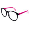 Unisex matte plastic clear lens sunglasses DD1-8979CLR - Image 6