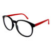 Unisex matte plastic clear lens sunglasses DD1-8979CLR - Image 4
