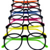 Unisex matte plastic clear lens sunglasses DD1-8979CLR - Image 2