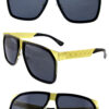 Unisex vintage fashion shift square sunglasses A4-4306 - Image 2
