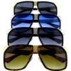 Unisex vintage fashion shift square sunglasses A4-4306 - Image 3