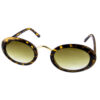 Womens oval clout plastic fashion sunglasses D-SC93011