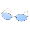 Womens rounded sleek metal fashion sunglasses  D-YP98019