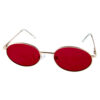 Womens rounded sleek metal fashion sunglasses  D-YP98019 - Image 5
