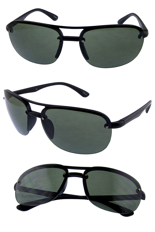 Mens rimless active casual style sunglasses A1-LS96031 - City Sunglass