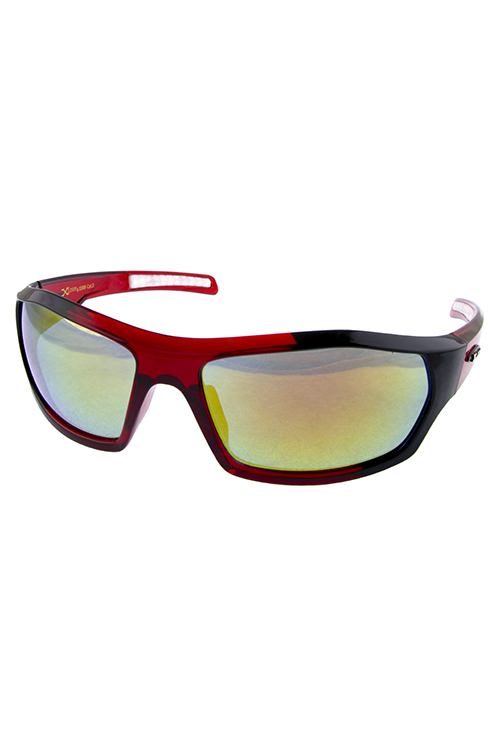 Mens Xloop fully rimmed active square sunglasses B2-X2569 - City Sunglass
