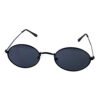 Womens oval rounded metal retro sunglasses A4-YP98024 - Image 3