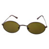 Womens oval rounded metal retro sunglasses A4-YP98024 - Image 4