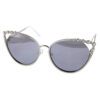 Womens metal cutout pointed pearllike sunglasses D5-YPYP98017 - Image 4