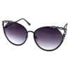 Womens metal cutout pointed pearllike sunglasses D5-YPYP98017 - Image 3