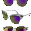 Womens metal butterfly pointed retro sunglasses  A5-3913RV