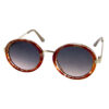 womens metal arm blended rounded sunglasses B3-DO91033