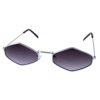 Womens geometric metal retro sunglasses 2-DO91039 - Image 2