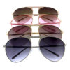 Womens metal aviator fashion sunglasses PD1-170229 - Image 2
