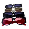 Womens plastic square mature fashion sunglasses F4-LTC4009 - Image 4