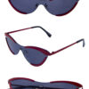 Womens metal sleek cat eye style  sunglasses A1-MTC3010 - Image 2