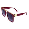 Womens high fashion square retro sunglasses B1-LTC4019 - Image 3