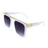 Womens high fashion square retro sunglasses B1-LTC4019 - Image 4