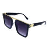 Womens high fashion square retro sunglasses B1-LTC4019 - Image 5