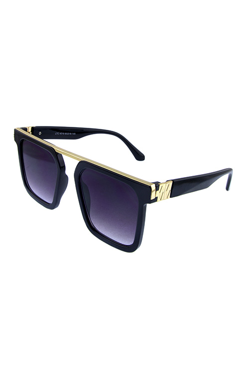 Womens high fashion square retro sunglasses F1-LTC4019 - City Sunglass