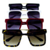 Womens high fashion square retro sunglasses B1-LTC4019