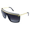 Womens metal arm blended square sunglasses SD2-7744 - Image 2