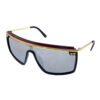 Womens metal arm blended square sunglasses SD2-7744 - Image 3