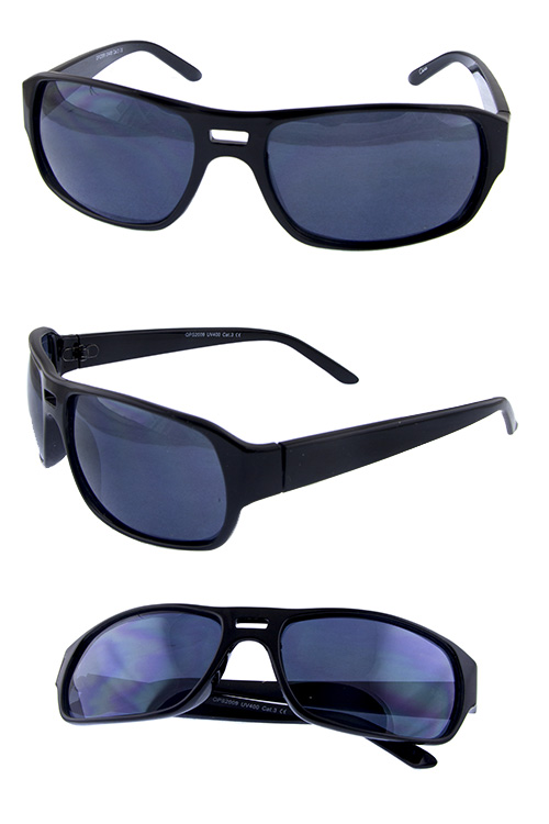 Mens active square plastic fashion sunglasses D4-OPS2009 - City Sunglass