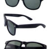 Womens horn rimmed square plastic sunglasses TF1-P7004GL - Image 3