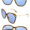 Womens square metal blended style sunglasses OA5-VG29313