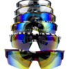 Mens sports style semi rimless square sunglasses FB1-BP0139