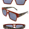 Womens high fashion square style sunglasses A4-OLK15074