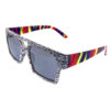 Womens high fashion square style sunglasses A4-OLK15074 - Image 4